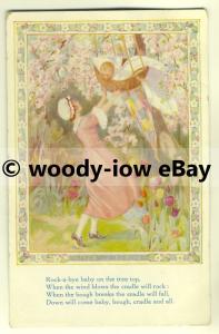 su1559 - Nursery Rhyme Rock-a-Bye Baby - artist Margaret Tarrant - postcard