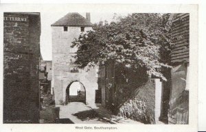 Hampshire Postcard - West Gate - Southampton - Ref 3959A