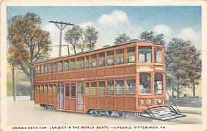 Double Deck Car Largest in the World, Seats 110 people - Pittsburgh, Pennsylv...