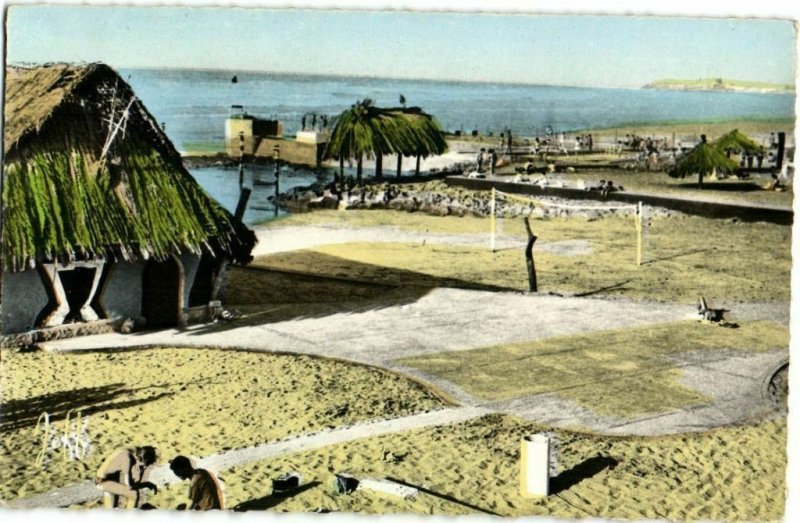 CPA AK MAROC CASABLANCA Piscine du Tahiti (23609)