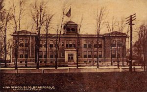 High School Building Bradford, Ohio OH