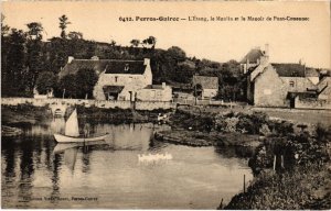 CPA PERROS-GUIREC L'Etang - Le Moulin et le Manoir de Pont-Couennec (1295213)