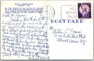 VINTAGE POSTCARD TRAYMORE HOTEL ATLANTIC CITY N.J. MAILED 1940