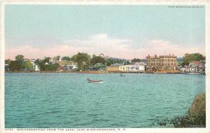 Detroit Publishing Wolfeborough from lake LAKE WINNIPESAUKEE, NH Postcare 8232