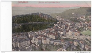 KARLSBAD, Czech Republic, 1900-1910's; Blick Von Der Franz Josefs, Hohe