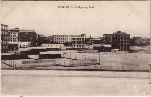 PC EGYPT, PORT SAID, SPORTING CLUB, Vintage Postcard (b39505)