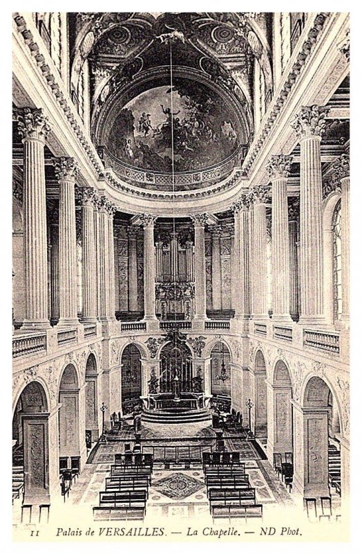 France  Palais de Versaillles  La Chapelle interior