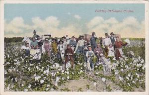 Black Americana Picking Oklahoma Cotton