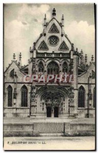 Old Postcard Bourg De Brou Church