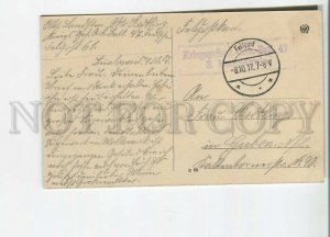 481104 WWI 1917 German occupation Poland Belarus Bialowieza Field mail Vintage