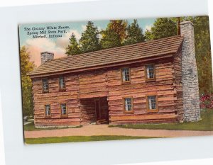 Postcard The Granny White House, Spring Mill State Park, Mitchell, Indiana