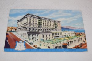 The Fairmont Hotel atop Nob Hill San Francisco California Private Mailing Card