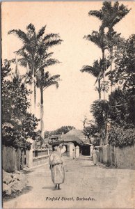 Barbados Pinfold Street Vintage Postcard 02.99