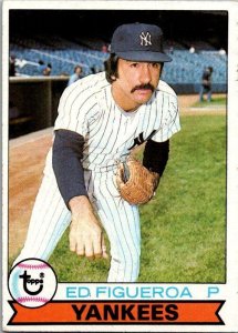 1979 Topps Baseball Card Ed Figueroa New York Yankees