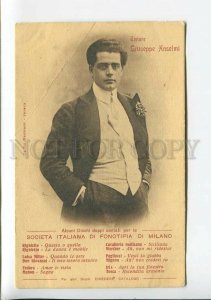 3175010 Giuseppe ANSELMI Italian OPERA Singer ADVERTISING Rare