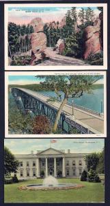 POSTCARD Collection (63) Scenery Buildings Towns mixed eras