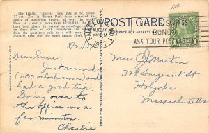 Cageless Polar Bear Pit in Forest Park St Louis, Missouri, USA Bear Postcard