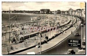 Old Postcard La Baule The Most Beautiful Beach D Europe