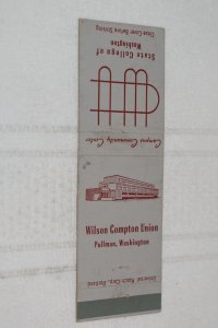 State College of Washington 20 Strike Matchbook Cover