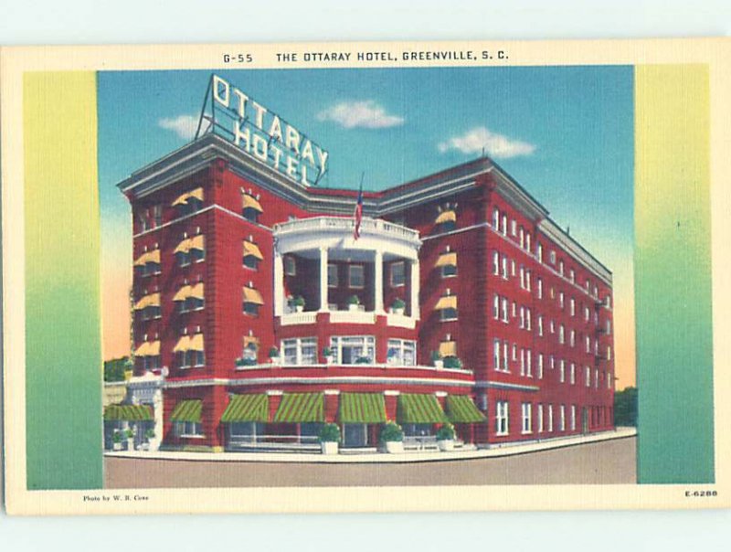 Linen HOTEL SCENE Greenville South Carolina SC AE1791 United States