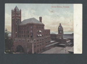 1911 Post Card Toronto Canada Union Station  Built 1880's