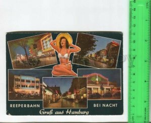 475321 Germany Gruss aus Hamburg Vintage multi-views postcard