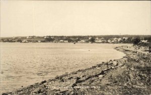 Searsport Maine ME Shore View Eastern Illus Real Photo Vintage Postcard