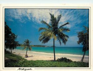 Typical Antigua Beach butterfly stamp