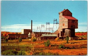 VINTAGE POSTCARD AHMEEK COPPER MINE NEAR MOHAWK MICHIGAN 1960s