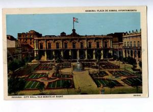190388 CUBA HAVANA City Hall Old Senate Vintage postcard