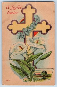 Cottage Grove MN Postcard Easter Holy Cross Flowers Winsch Back 1913 Antique