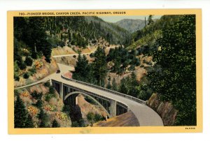 OR - Pacific Highway. Pioneer Bridge, Canyon Creek