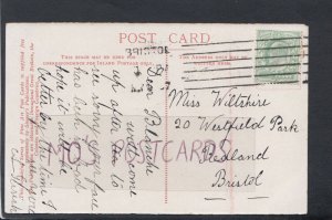 Genealogy Postcard - Wiltshire - 20 Westfield Park, Redland, Bristol RF4091