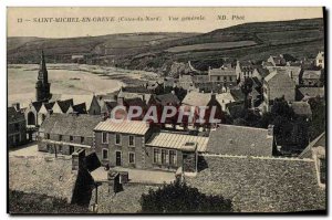 Old Postcard Saint-Michel-en-Grève Vue Generale