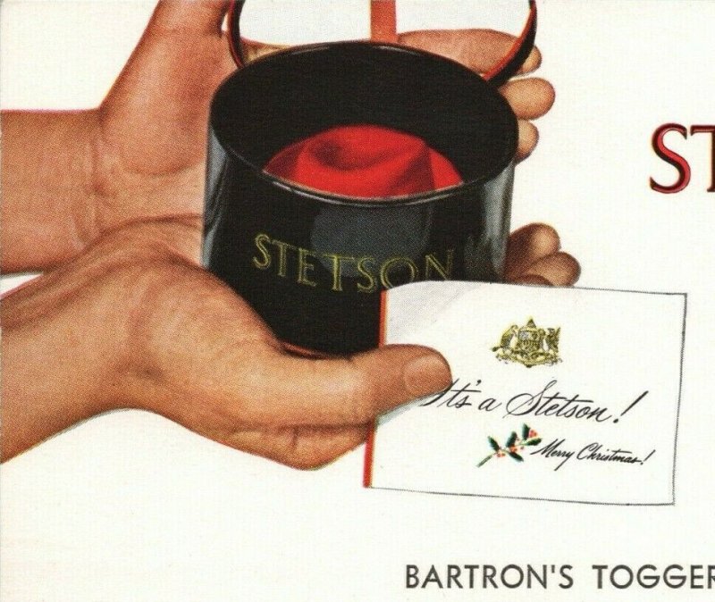 Stetson Hat Batron's Toggery Tunkhannock Pennsylvania Christmas Advertisement