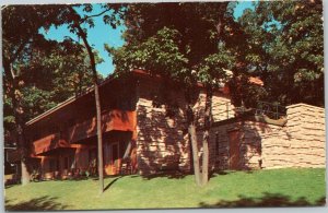 postcard WI George Williams College Camp - Cabin #8