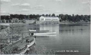 RPPC  Lower Dells, Wisconsin, WI, Kodak Paper real photo