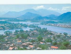 Unused Pre-1980 AERIAL VIEW OF TOWN IN NHA TRANG Vietnam SOUTHEAST ASIA n2771