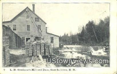 L.H. Goodnow's Mill & Dam in East Sullivan, New Hampshire