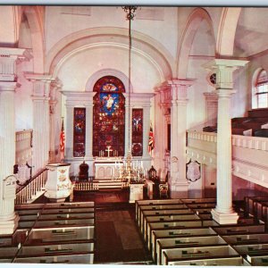 c1960s Philadelphia, PA Christ Church of England Interior Chapel Episcopal A317