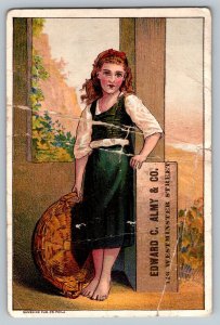 VICTORIAN Business Trade Card - Edward C. Almy & Co. Providence, RI