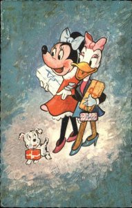 Walt Disney Characters Daisy Duck & Minnie 1964 #54807/4 Postcard