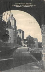 View through Archway St. Elizabeth Chapel and Convent - Cornwells Heights, Pe...