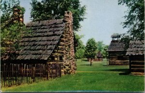 Vtg New Philadelphia Ohio OH Schoenbrunn Memorial State Park Postcard