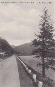 New York East of Hancock State Highway 17 on the Delaware River Albertype