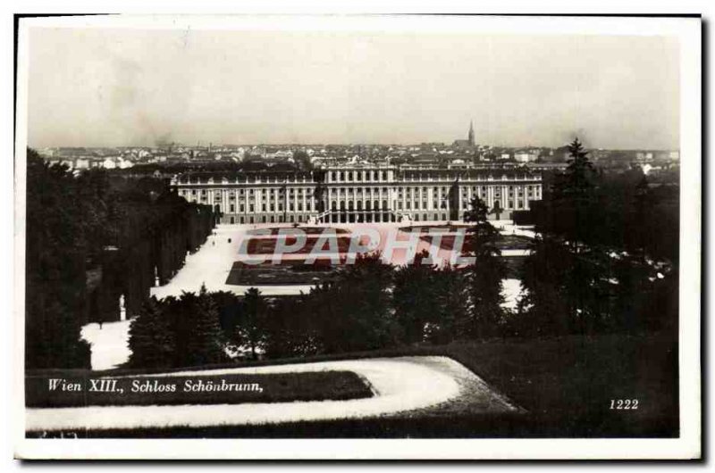 Old Postcard Wien Schloss Schonbrunn