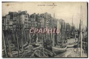 Old Postcard Le Havre Le Grand Quai Charter