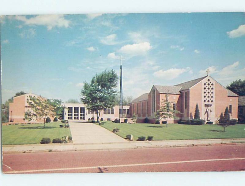 Pre-1980 CHURCH SCENE Canton Ohio OH A8803