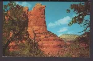 Arizona Sedona - Oak Creek Canyon, Coffee Pot Rock - Chrome
