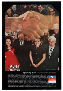 The World of Amway - 1970's Vintage Ad (A Growing World)
